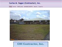 Tablet Screenshot of cmicontractor.com